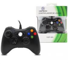 Controle X360 com Fio Usb Kapbom - KAP-360