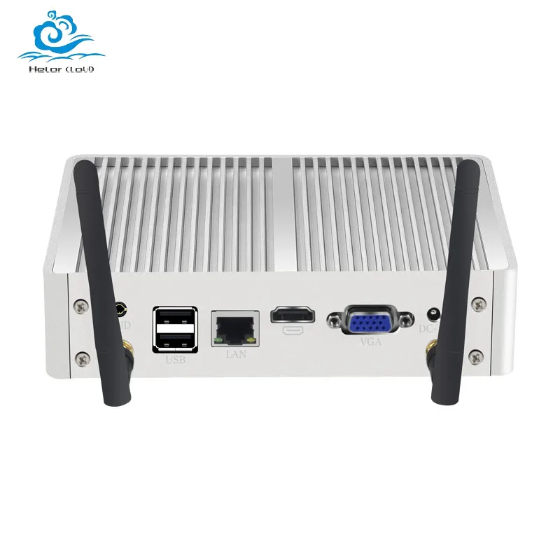 Helorpc Mini PC Industrial com Inter Core i5-5200U Suporte Windows10