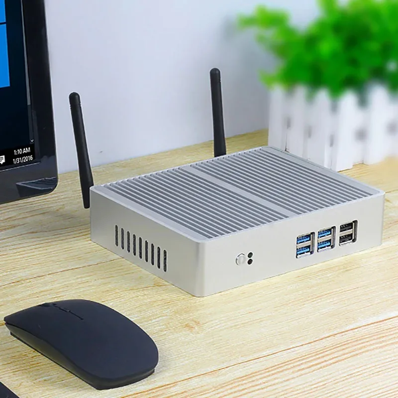 Helorpc Mini PC Industrial com Inter Core i5-5200U Suporte Windows10 - Image 4