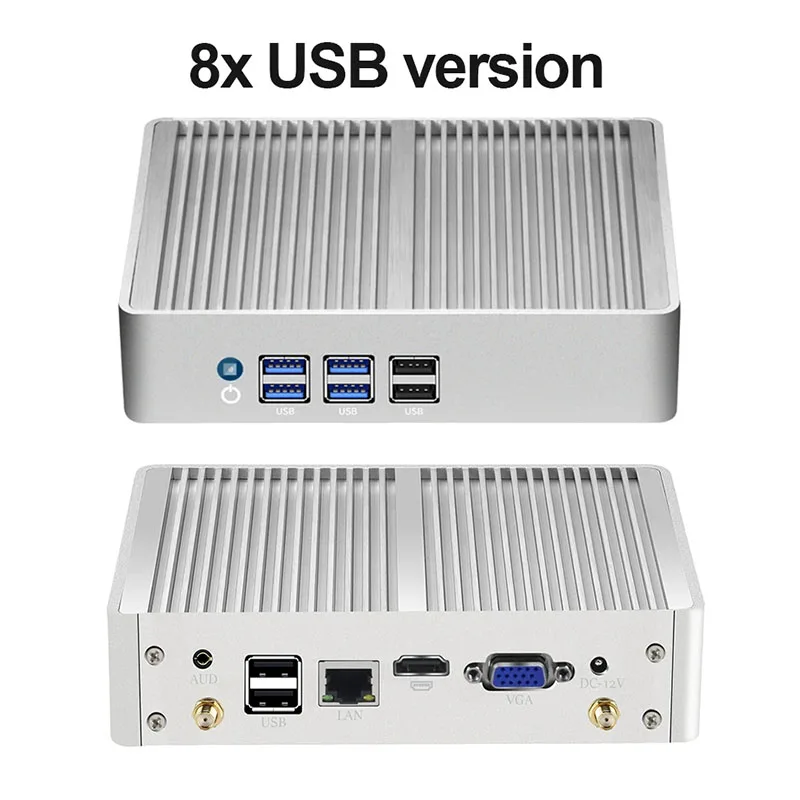 Helorpc Mini PC Industrial com Inter Core i5-5200U Suporte Windows10 - Image 6