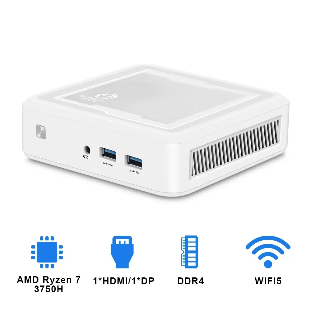 Mini PC AMD Ryzen 7 3750H 2700U R5 3550H Windows 10 Lighte